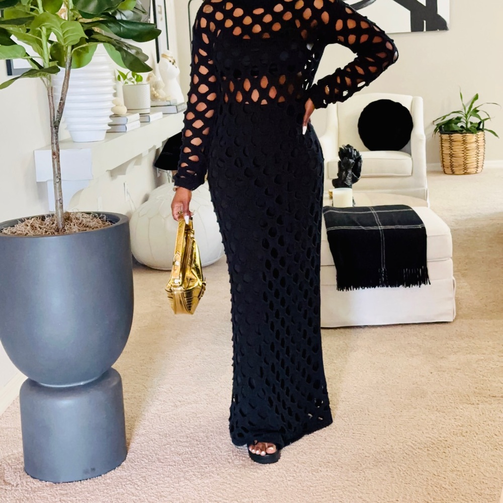 Naked Wardrobe Black Maxi Dress - Picture 8 of 15